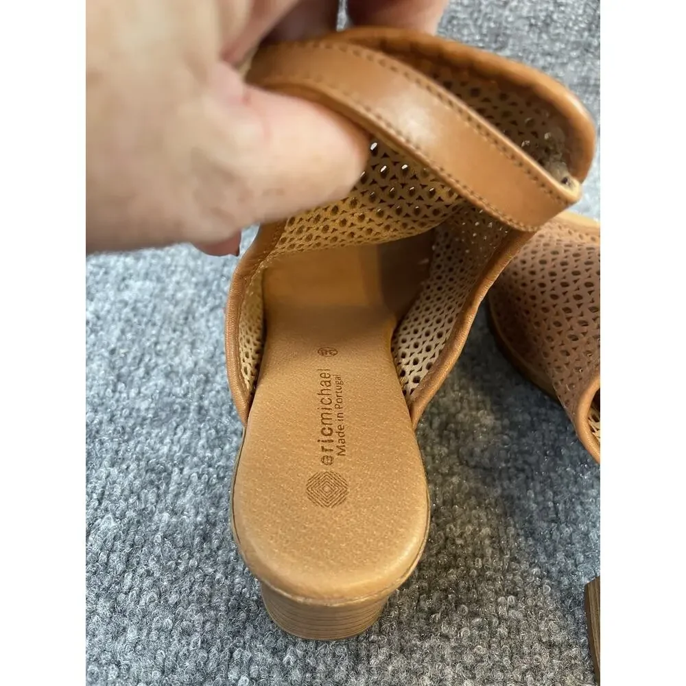 Eric Michael Sandals‎ Women's Size 7.5 Brown 2